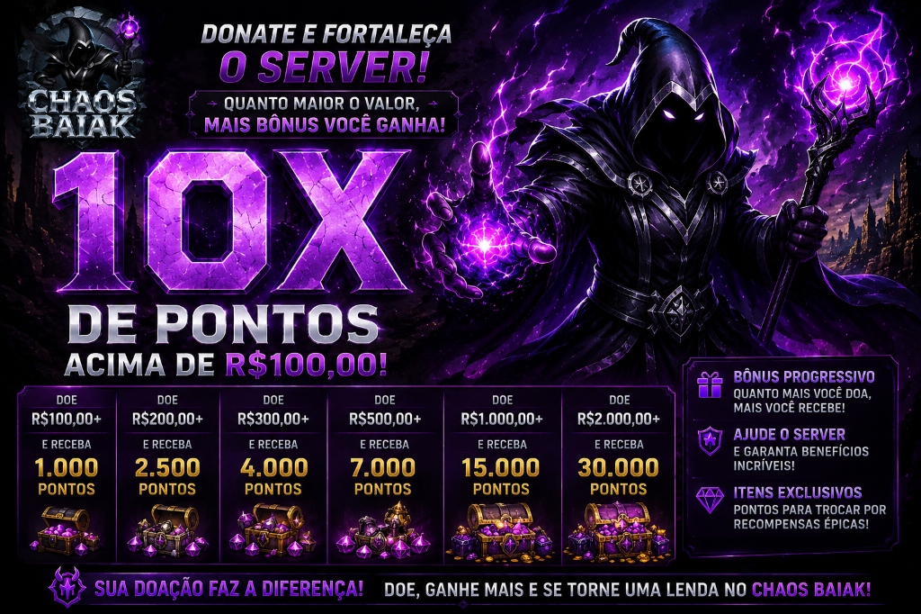 Promoção Donate Baiak Apex